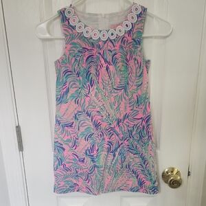 Lilly Pulitzer Pink and Blue Patterned Dress